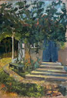 Aurel Ciupe (1900-1988): Udvar, 1934