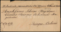 ~1845 Ex offo levél ESZÉK - Pécs