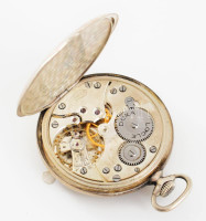 Doxa ezüst (Ag) tokos zsebóra, jelzett, működik, d: 4,5 cm, bruttó 75g