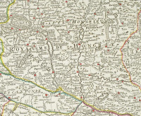 [Magyarország, Erdély, Moldova és Havasalföld térképe ]Nova et accurata Regni Hungariae Tabula, ad usum Serenissimi Burgundiae Ducis. Színezett rézmetszet, Amsterdam, 1747 Covens & Mortier, 488x575 mm,/ Map of Hungary, Transylvania,