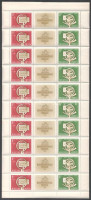 1958 Bélyegnap 3 db teljes ív (48.000)