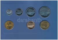 Hollandia 1990. 5c-5G (6xklf) + Noord Brabant emlékérem forgalmi sor karton dísztokban T:UNCNetherlands 1990. 5 Cents - 5 Gulden (6xdiff) + Noord Brabant commemorative coin, coin set in cardboard case C:UNC