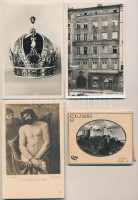 17 db régi főleg osztrák és német város képeslap, közte pár motívumlap / 17 pre-1945 mainly Austrian and German town-view postcards, including a few motive cards