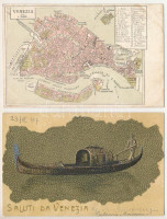 VELENCE - 10 db RÉGI város képeslap, közte lithok / VENICE - 10 pre-1945 town postcards, with some lithos