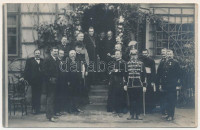 1914 Gátalja, Gáttája, Gataia, papok, urak, vármegyei hajdú csoportképe / group picture of high-ranking gentlemen. photo (EK)
