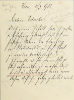 1912 Wallis gróf (IV. Károly egyik tanára és nevelője) levele Zdenko Lobkowicz-nak (1858-1933) (magasrangú k.u.k. tiszt, Károly bizalmasa) 4 beírt oldalon / Letter from Count Wallis (one of Charles IV's teachers and tutors) to Zdenko