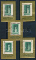 1958 Televízió 5 db blokk (90.000) / 5 x Mi 26 blocks