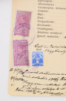 1878-1942, 5 darab változatos régi erdélyi papírrégiség, közte iskolai értesítő, bizonyítvány, halotti jelentés, stb.