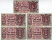1930. 100P (5x) sorszámkövetők 