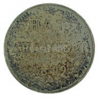 1849NB 6kr Ag T:VF,F, patinaAdamo B3