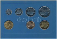 Hollandia 1992. 5c-2 1/2G (6xklf) forgalmi sor karton tokban, pénzverdei zsetonnal, fólia borítékban T:UNCNetherlands 1992. 5 Cent - 2 1/2 Gulden (6xdiff) coin set in cardboard case and Coin Mint jeton, in foil envelope C:UNC