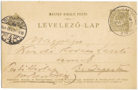 Rippl-Rónai József (1861-1927) levelezőlapja Kézdi-Kovács Lászlónak, Somodor-Aszaló, 1901. december 7.