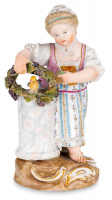 Leányka szőlőkoszorúval