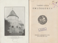 TABÉRY GÉZA: Emlékkönyv