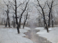 Kézdi-Kovács László (1864-1942): Téli táj