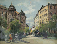 Berkes Antal (1874-1938): Budapesti forgatag