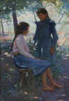 Mérő István (1873-1938): Két leány, 1908