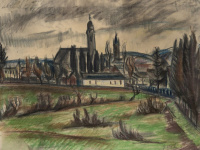 Gráber Margit (1895-1993): Nagybányai részlet