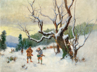 Neogrády Antal (1861-1942): Téli vadászat