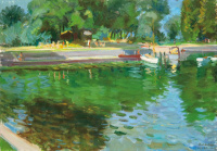 Boldizsár István (1897-1984): Balatonszemes, 1957