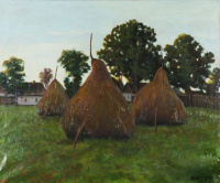 Börtsök Samu (1881-1931): Szénaboglyák