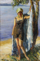Czencz János (1885-1960): Strandoló