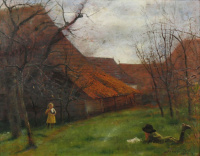 Gyárfás Jenő (1857-1925): Vidéki idill