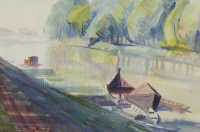 Tipary Dezső (1887-1967): Dunapart
