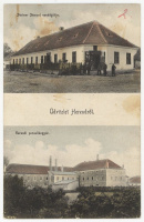 HEREND 1915. ca. Régi képeslap, porcelángyár, Steiner Sámuel vendéglője