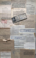 ÚJPEST 1945-46. LŐRINCZ Pál kötöde tuladonos, az ujpesti zsidóság megmentésével kapcsolatos tevékenységének iratanyag gyűjteménye! 150 dokumentum, rendkívüli helytörténeti, történelmi tétel!