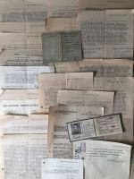 ÚJPEST 1945-46. LŐRINCZ Pál kötöde tuladonos, az ujpesti zsidóság megmentésével kapcsolatos tevékenységének iratanyag gyűjteménye! 150 dokumentum, rendkívüli helytörténeti, történelmi tétel!
